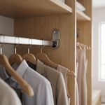 Brida Níquel para Tubo Ovalado de Closet Color Nickel