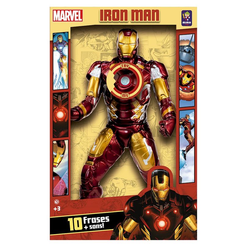 Figura de Acción Iron Man con Frases y Sonidos
