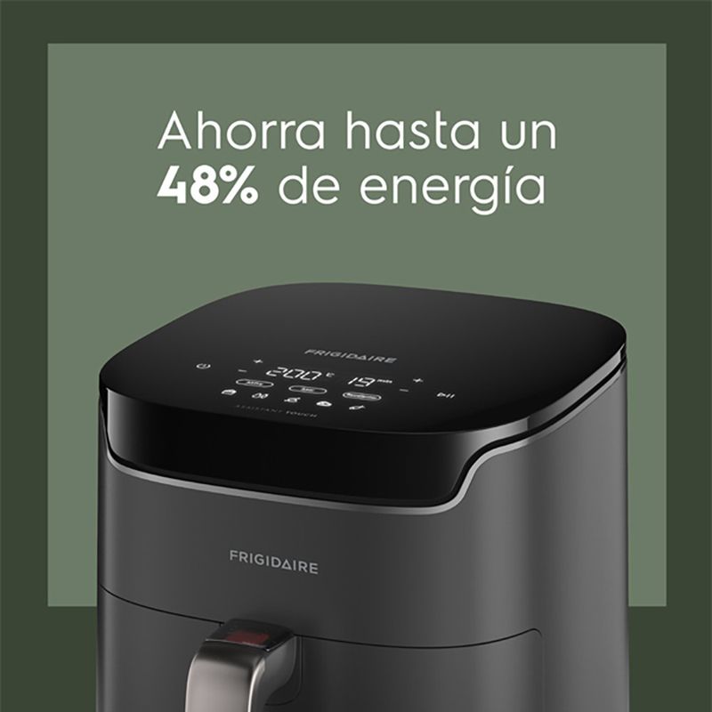 Freidora de Aire 3 en 1 con Pantalla Táctil de 5.6 L Color Gris