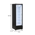 Vitrina Refrigerada de 12.2 Pies³ Color Negro