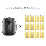 Freidora de Aire con 8 Programas de 5 L Color Negro