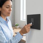 Toma RJ45 Cat6 Nobile para Internet y Redes Ethernet Empotrable Negro