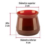 Protectores para Patas de Silla Color Café en Set de 24