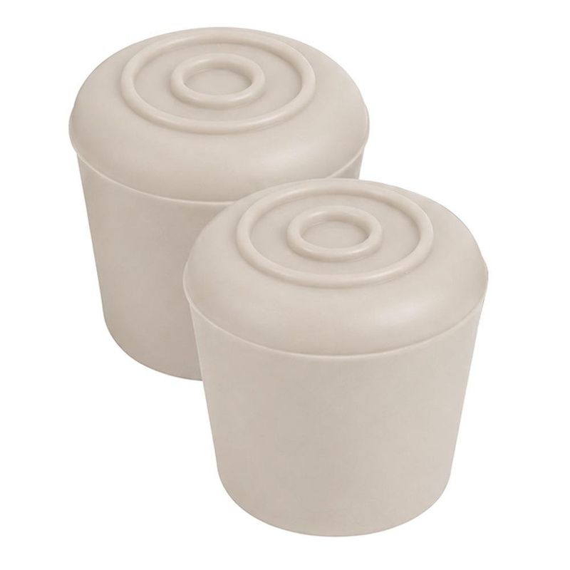 Set de 4 Tacos de Hule para Mueble de 1 1/8 Plg Color Blanco