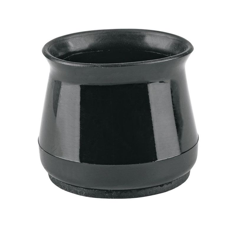 Protectores para Patas de Silla Color Negro en Set de 24