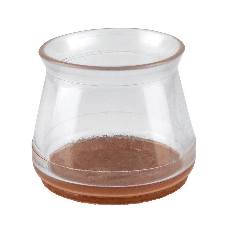 Protectores para Patas de Silla Color Transparente en Set de 24