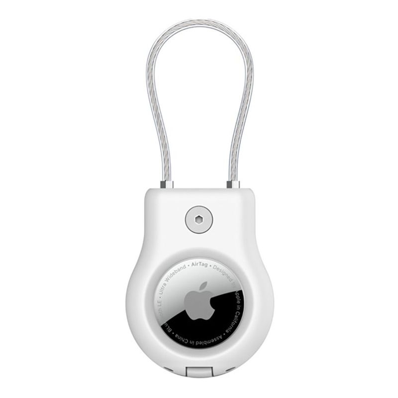 Protector Belkin para Apple AirTag con Cable Metálico Blanco