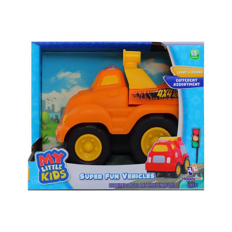 Vehículo Ciudad Ruedas Libres Naranja - Koala Kids