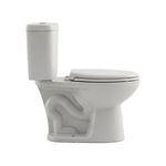 Inodoro Elongado Ecoline con Botón Superior Blanco