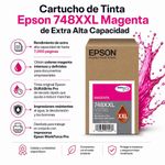 Cartucho de Tinta Epson 748XXL Magenta de Extra Alta Capacidad