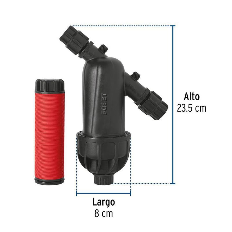 Filtro para Agua Lavable con Tecnología de Discos