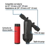 Filtro para Agua Lavable con Tecnología de Discos