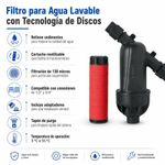 Filtro para Agua Lavable con Tecnología de Discos