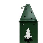 Farol Decorativo Navideño de Metal con Figuras 29.5 cm - Presentación Surtida