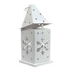 Farol Decorativo Navideño de Metal con Figuras 29.5 cm - Presentación Surtida