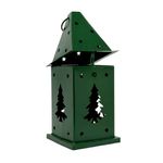 Farol Decorativo Navideño de Metal con Figuras 29.5 cm - Presentación Surtida