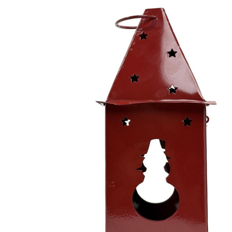 Farol Decorativo Navideño de Metal con Figuras 29.5 cm - Presentación Surtida