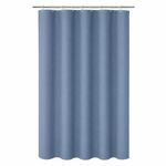 Set de Cortina para Baño con Liner y 12 Ganchos 178 x 183 cm Diseño Rombos Azules