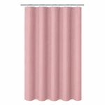 Set de Cortina para Baño con Liner y 12 Ganchos 178 x 183 cm Diseño Rombos Rosado