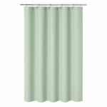 Set de Cortina para Baño con Liner y 12 Ganchos 178 x 183 cm Diseño Rombos Verde