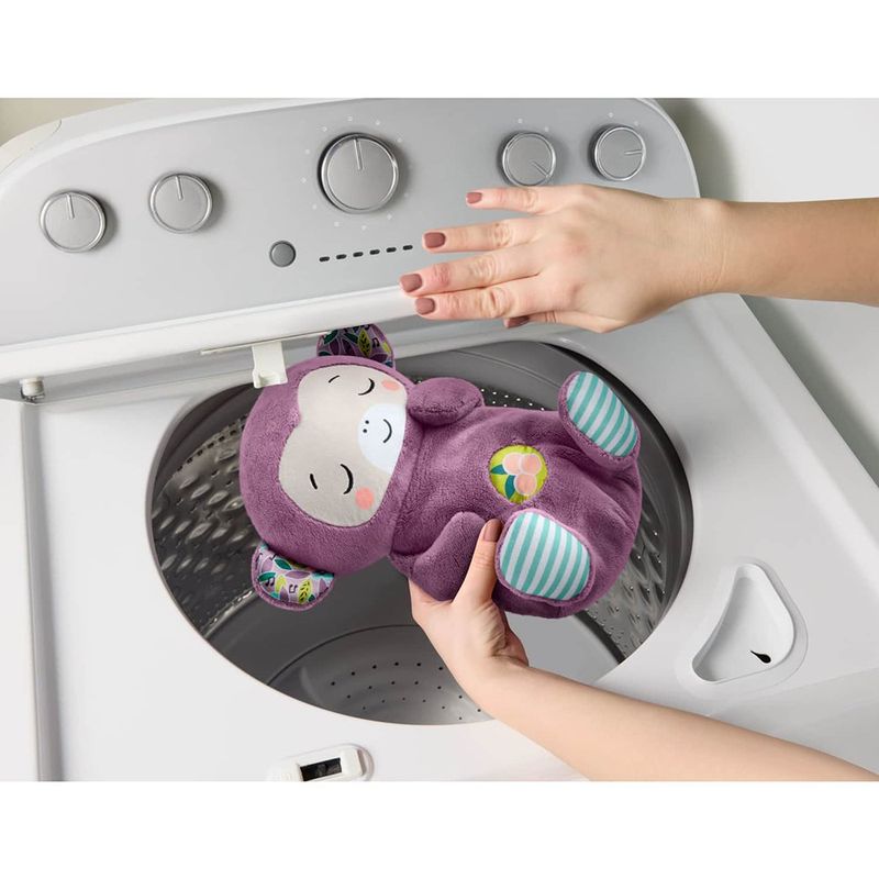 Peluche de Mono Interactivo Soothe 'n Snuggle Color Morado