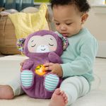 Peluche de Mono Interactivo Soothe 'n Snuggle Color Morado