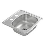 Lavatrastos Empotrable Mark M-10 de 1 Fosa Acero Inoxidable 38 x 38 x 14 cm