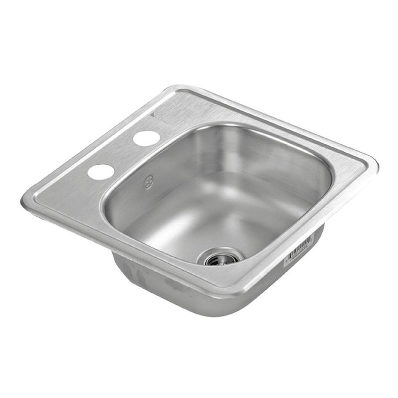 Lavatrastos Empotrable Mark M-10 de 1 Fosa Acero Inoxidable 38 x 38 x 14 cm