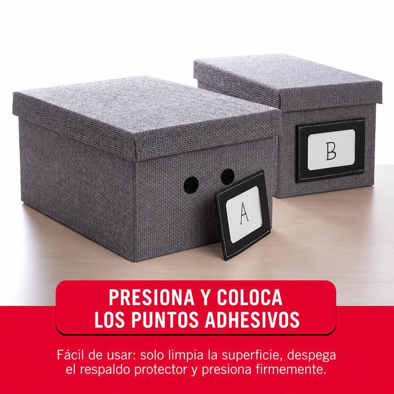 Set de 15 Velcros Multiuso Tipo Circular de 5/8 plg Color Negro