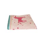 Toalla de Mano Diseño de Unicornio con Estrellas de 140 X 70 Cm