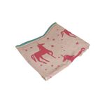 Toalla de Mano Diseño de Unicornio con Estrellas de 140 X 70 Cm