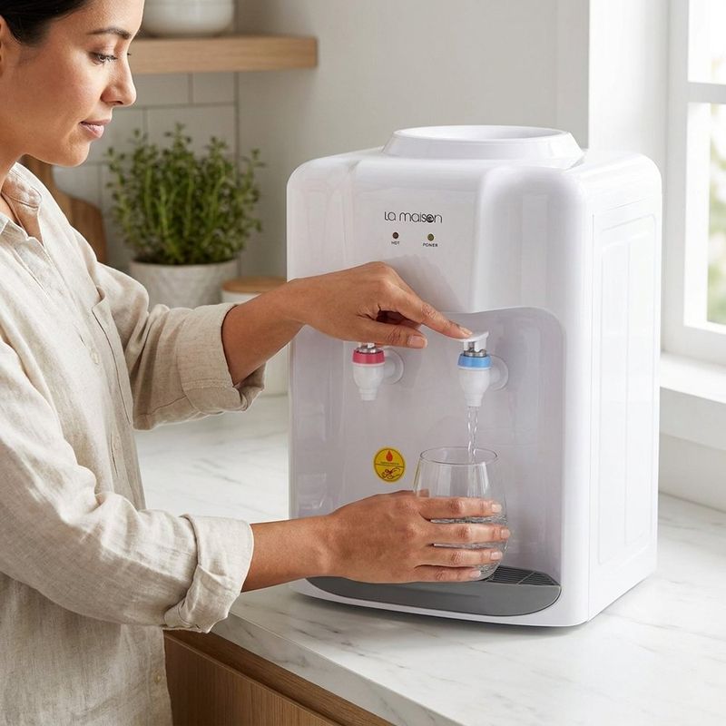 Dispensador de Agua para Mesa con Agua Caliente y Templada