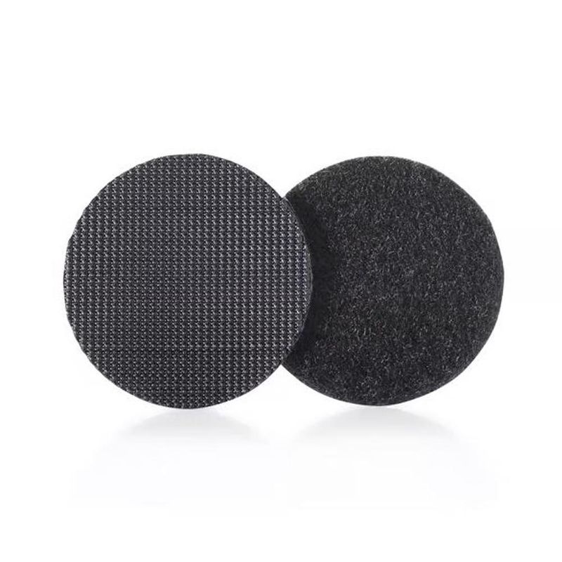 Set de 4 Velcros Circulares de 1 7/8 plg Color Negro