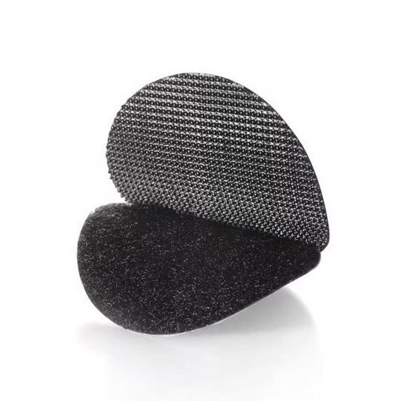 Set de 4 Velcros Circulares de 1 7/8 plg Color Negro