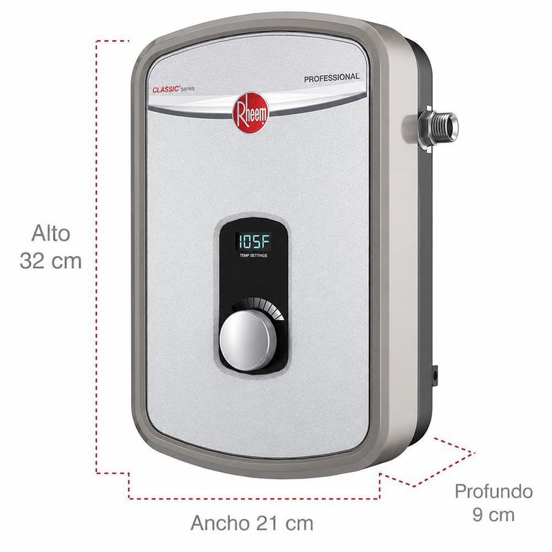 Calentador de Paso Eléctrico Instantáneo 13 kW 220 V para Interior