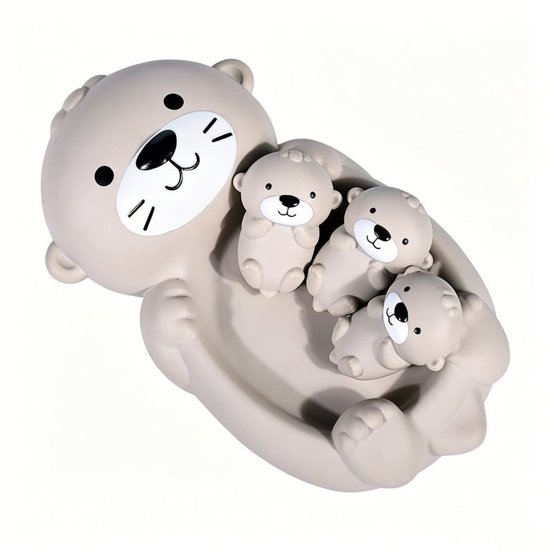 Set de Juguetes de Baño Amigos Flotantes Diseño Nutria Color Beige
