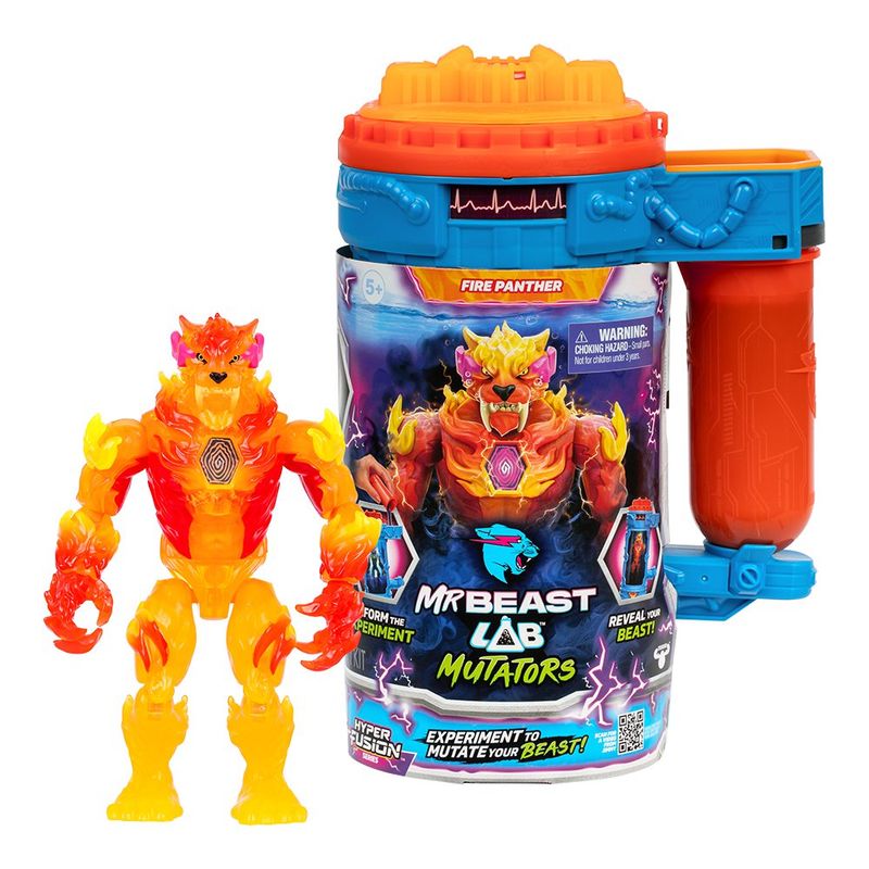 Figura de Acción MrBeast Lab Mutators S2 con Cámara de Mutación - Colores Surtidos