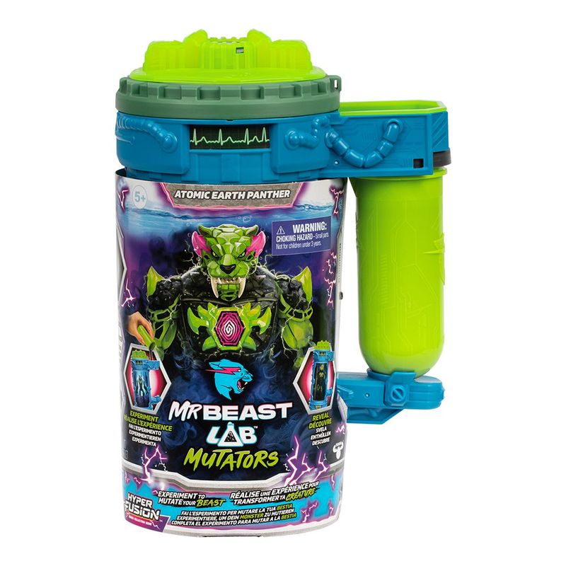 Figura de Acción MrBeast Lab Mutators S2 con Cámara de Mutación - Colores Surtidos