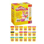 Set Play-Doh Imagina y Crea con 18 Plastilinas de Colores Surtidos