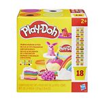 Set Play-Doh Imagina y Crea con 18 Plastilinas de Colores Surtidos