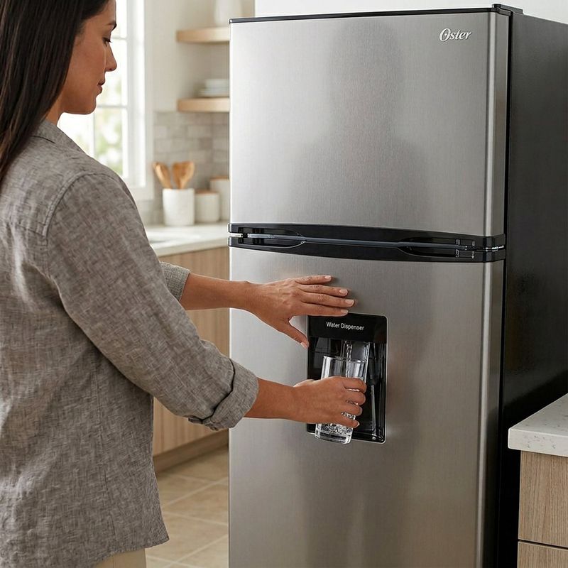 Refrigerador Oster de 11 Pies³ Frost con Dispensador de Agua