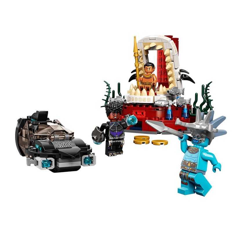 LEGO Marvel Black Panther Sala del Trono del Rey Namor #76213 de 355 Piezas