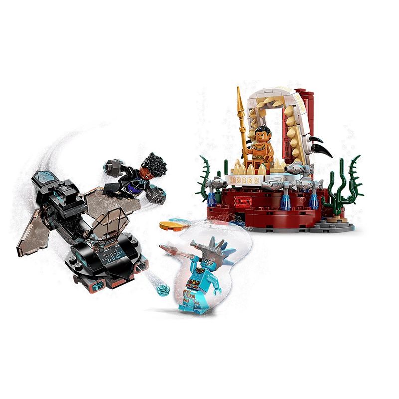LEGO Marvel Black Panther Sala del Trono del Rey Namor #76213 de 355 Piezas
