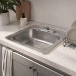 Lavatrastos Empotrable Mark M-10 de 1 Fosa Acero Inoxidable 38 x 38 x 14 cm