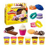 Set Play-Doh Food Shapes con Accesorios y 6 Botes de Plastilina de 340 Gr - Presentación Surtidos