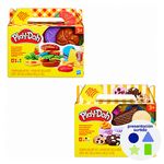 Set Play-Doh Food Shapes con Accesorios y 6 Botes de Plastilina de 340 Gr - Presentación Surtidos