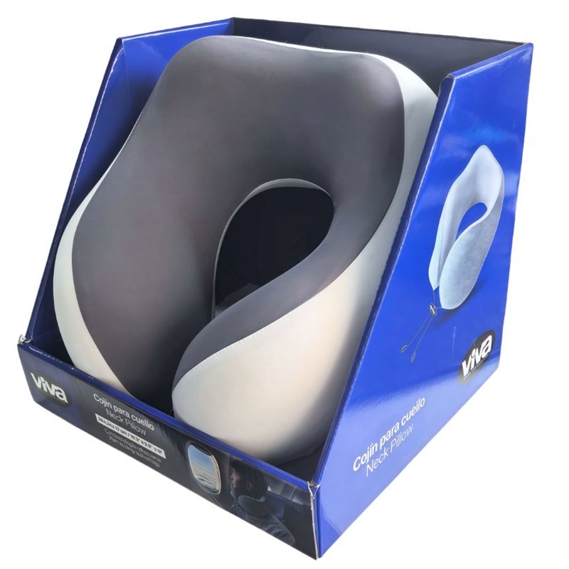 Cojín de Cuello Memory Foam para Viaje Colores Surtidos