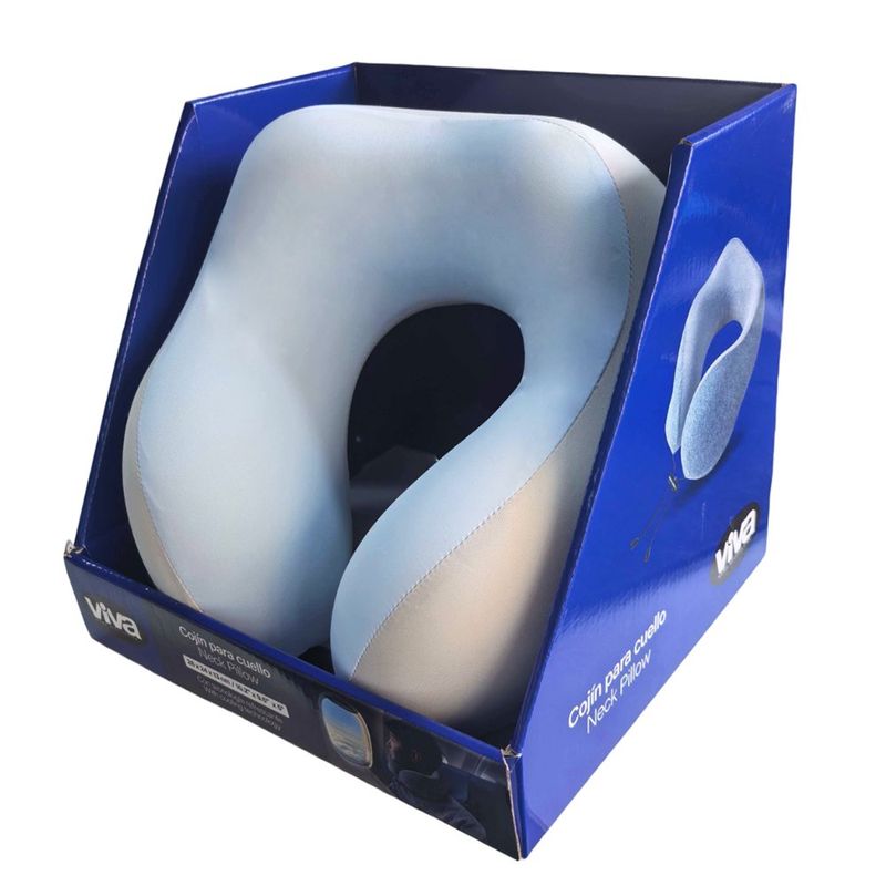 Cojín de Cuello Memory Foam para Viaje Colores Surtidos