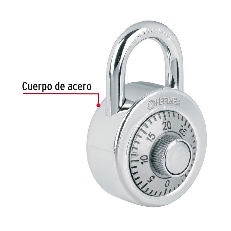 Candado Combinación Disco