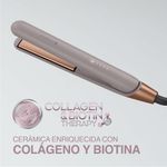 Plancha Alisadora de Cabello Collagen & Biotin Therapy con Cerámica Avanzada Color Rosa
